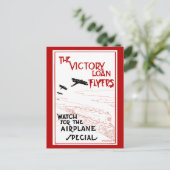 vliegtuigen van patriottische vliegtuigen, vliegt briefkaart (Staand voorkant)