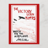  vliegtuigen van patriottische vliegtuigen, vliegt briefkaart (Voorkant)