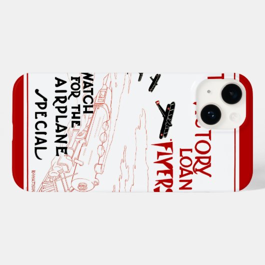  vliegtuigen van patriottische vliegtuigen, vliegt Case-Mate iPhone case (Achterkant (horizontaal))