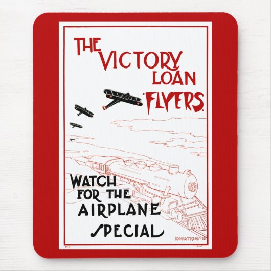 vliegtuigen van patriottische vliegtuigen, vliegt muismat (Voorkant)