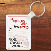  vliegtuigen van patriottische vliegtuigen, vliegt sleutelhanger (Achterkant)