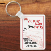 vliegtuigen van patriottische vliegtuigen, vliegt sleutelhanger (Voorkant)