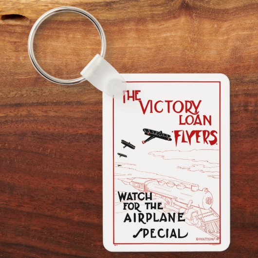  vliegtuigen van patriottische vliegtuigen, vliegt sleutelhanger (Voorkant)