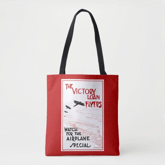  vliegtuigen van patriottische vliegtuigen, vliegt tote bag (Voorkant)