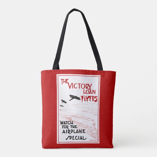  vliegtuigen van patriottische vliegtuigen, vliegt tote bag (Achterkant)