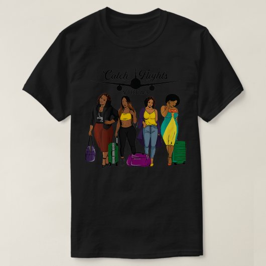 Vliegtuigen van vrouwen die geen solo- of groepsvl t-shirt (Design voorkant)
