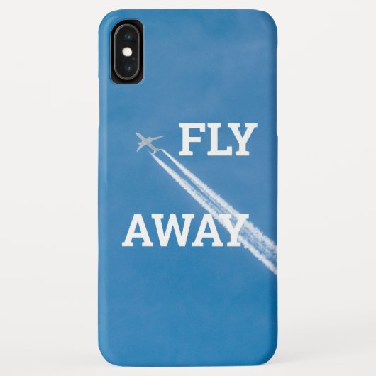 Vliegtuigen vliegen in de blauwe lucht Case-Mate iPhone case (Achterkant)