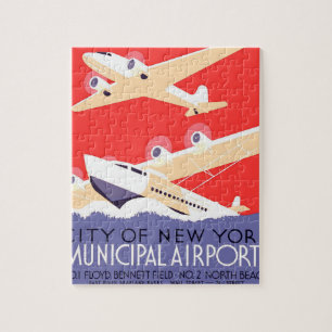 Vliegtuigen vliegen Vintage Propeller Legpuzzel