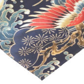 VLIEGTUIGEN, WAVES, SPRINGSTROMEN Japanse Floral Medium Tafelloper (Hoek)