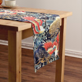 VLIEGTUIGEN, WAVES, SPRINGSTROMEN Japanse Floral Medium Tafelloper (Voorbeeld)