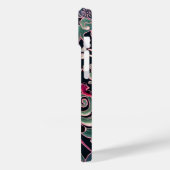 VLIEGTUIGEN, WAVES, STROOKERS Roze Japanse Floral Case-Mate iPhone Case (Achterkant / Links)