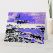 Vliegtuigen WWI die Aanvallen uitoefenen Kaart (Voorkant)