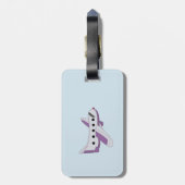 Vliegtuigen zo vlieg ik bagagelabel (Achterkant verticaal)