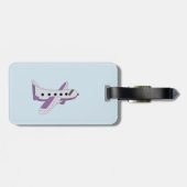 Vliegtuigen zo vlieg ik bagagelabel (Achterkant horizontaal)