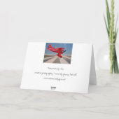 VliegtuigenI-Wenskaart Kaart (Achterkant)