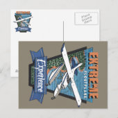 Vliegtuigervaring Briefkaart (Voorkant / Achterkant)