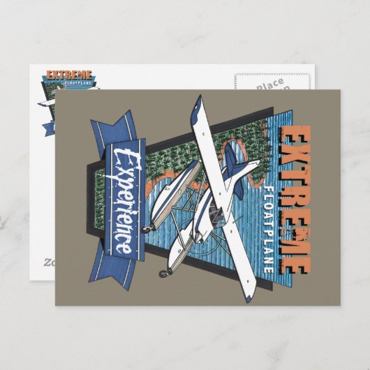 Vliegtuigervaring Briefkaart (Voorkant / Achterkant)