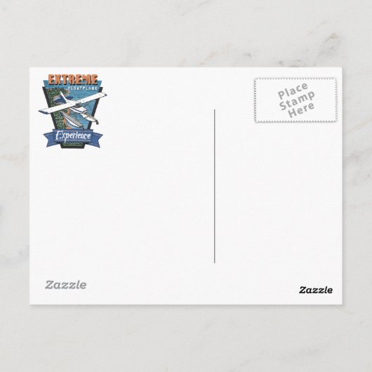 Vliegtuigervaring Briefkaart (Achterkant)