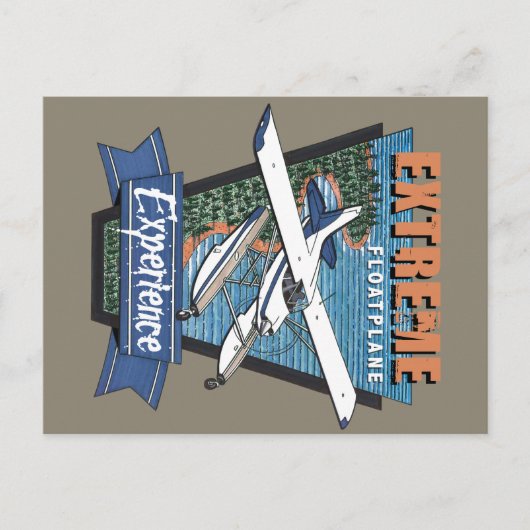 Vliegtuigervaring Briefkaart (Voorkant)