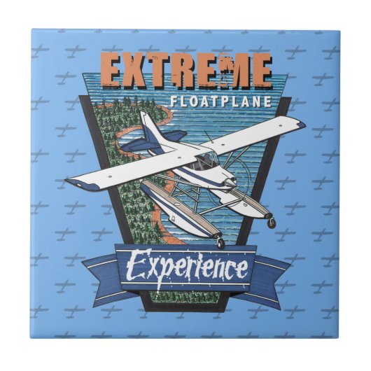 Vliegtuigervaring Tegeltje (Voorkant)