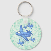 vliegtuigeskader sleutelhanger (Voorkant)