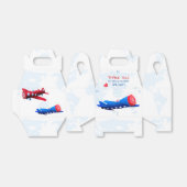  vliegtuigexploitant Birthday Party Bedankdoosjes (Uitgevouwen)