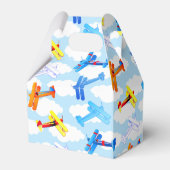 vliegtuigexploitant Birthday Party Bedankdoosjes (Achterkant)