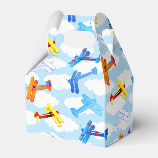 vliegtuigexploitant Birthday Party Bedankdoosjes (Achterkant)