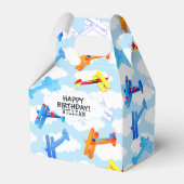 vliegtuigexploitant Birthday Party Bedankdoosjes (Voorkant Zijde)