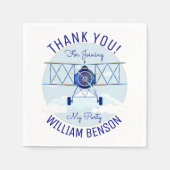 vliegtuigexploitant Birthday Party Servet (Voorkant)