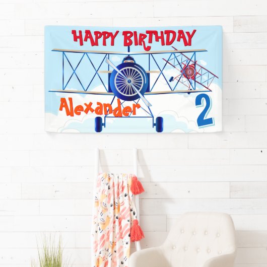  vliegtuigexploitant BIrthday Spandoek (Insitu)