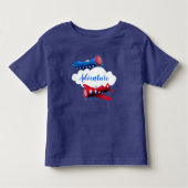  vliegtuigexploitant kinder shirts (Voorkant)