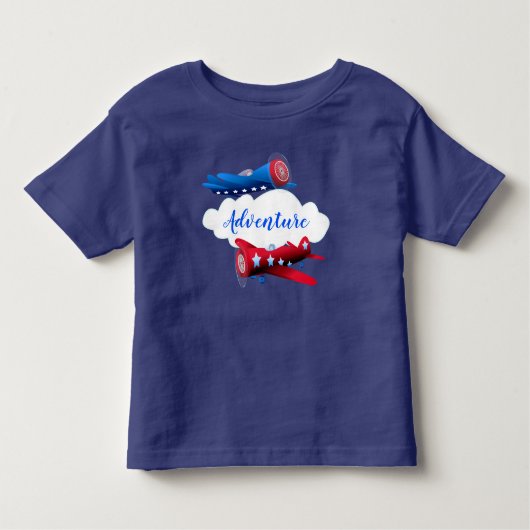  vliegtuigexploitant kinder shirts (Voorkant)