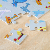  vliegtuigexploitant legpuzzel (Zijkant)