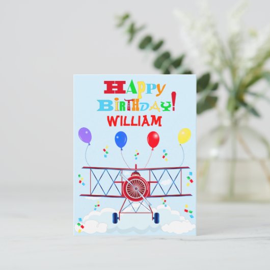 vliegtuigexploitanten vliegtuigexploitanten briefkaart (Staand voorkant)