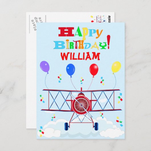 vliegtuigexploitanten vliegtuigexploitanten briefkaart (Voorkant / Achterkant)