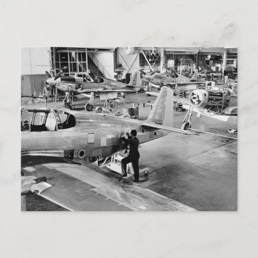 Vliegtuigfabriek: 1940 briefkaart (Voorkant)