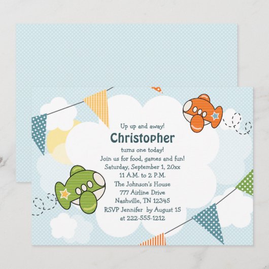 Vliegtuigfeestdagen Kaart (Voorkant / Achterkant)