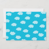 Vliegtuigfoto Birthday Party Kaart (Achterkant)