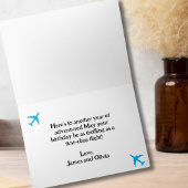 Vliegtuigfoto, Cool Aviation Pilot Verjaardag Kaart