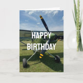 Vliegtuigfoto, Cool Aviation Pilot Verjaardag Kaart (Voorkant)