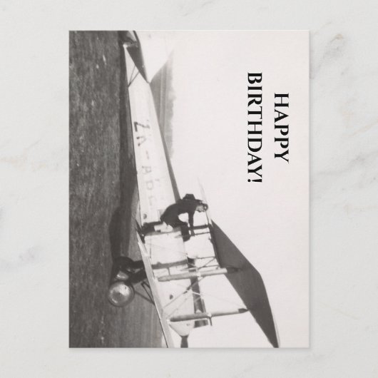  Vliegtuigfoto, Cool Aviation Verjaardag Briefkaart (Voorkant)