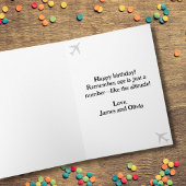 Vliegtuigfoto, Cool Aviation Verjaardag Kaart