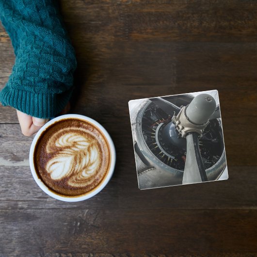 Vliegtuigfoto, Cool Fun Aviation Glazen Onderzetter