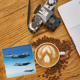 Vliegtuigfoto, Cool Fun Aviation Glazen Onderzetter