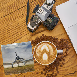 Vliegtuigfoto, Cool Fun Aviation Glazen Onderzetter