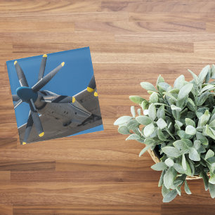 Vliegtuigfoto, Cool Fun Aviation Glazen Onderzetter