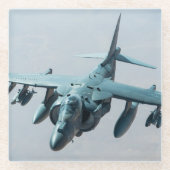 Vliegtuigfoto, Cool Fun Aviation Glazen Onderzetter (Voorkant)