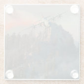 Vliegtuigfoto, Cool Fun Aviation Glazen Onderzetter (Achterkant)