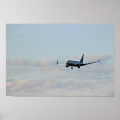 vliegtuigfoto poster (Voorkant)